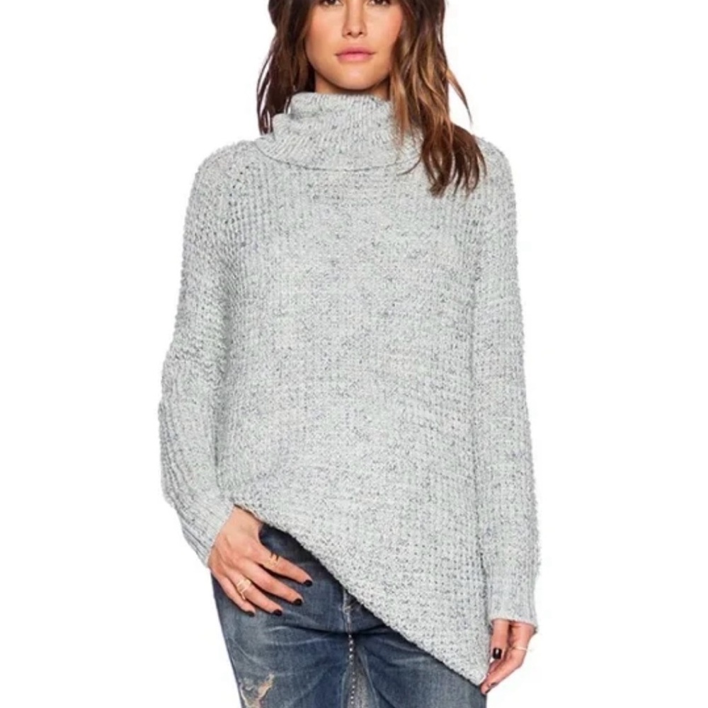 Free People dylan tweedy turtleneck sweater ❄️
